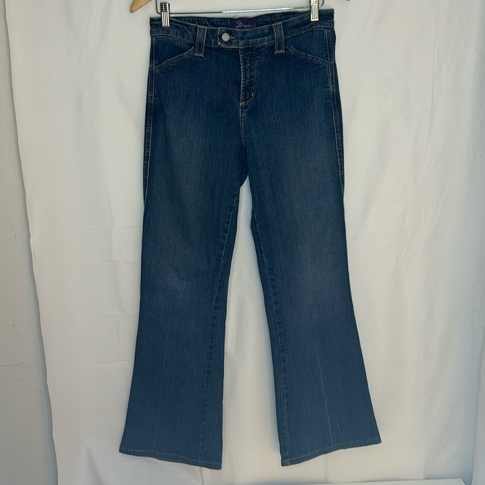 Not your daughters jeans flared leg size 4 lift tuck technology stretch denim
